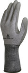 Рукавиці трикотажні з волокна softnocut, долоня покрита поліуретаном, в'язка 13 сірий 11