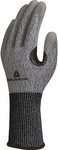 Рукавиці трикотажні з волокна softnocut, долоня покрита поліуретаном, посилення великого/вказівного пальця сірі 7