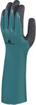 Рукавиці на основі з поліаміду, повністю покриті нітрилом, з потрійним покриттям на долоні, довжина 35 см зелені 11