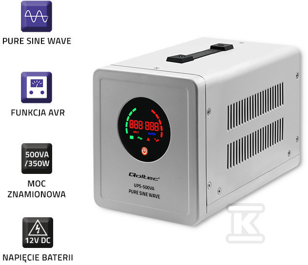 Zasilacz awaryjny Pure Sine Wave UPS - 50719