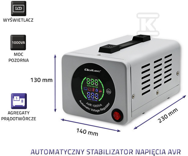 Feszültség stabilizátor (automata) AVR - 50723