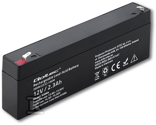 AGM battery 12V 2.3Ah max. 34.5A - 53064