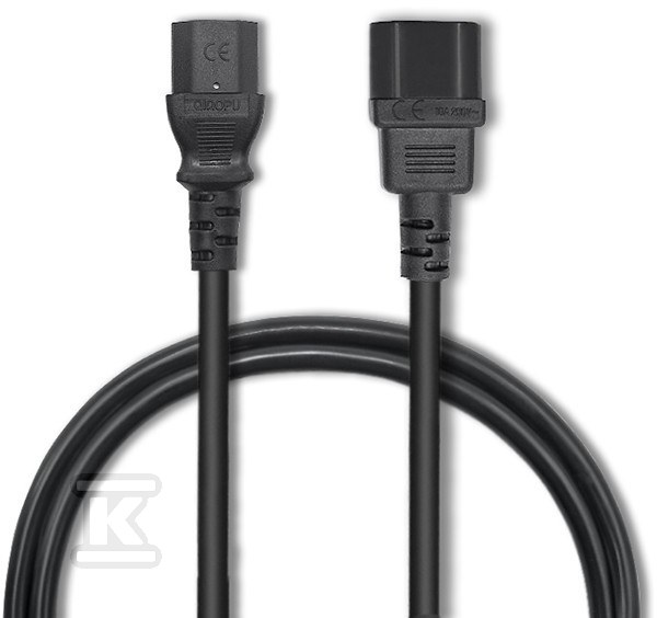 Napájecí kabel pro UPS C13/C14 3x1,0mm² - 53897