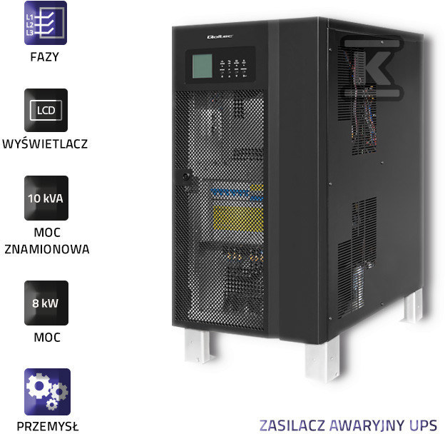 UPS 3-fázový 10KVA 8kW LCD - 53948