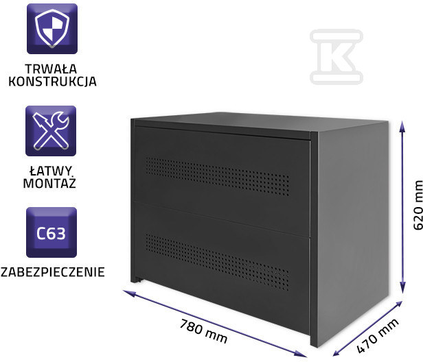 Battery module housing 12Ah 8kW - 53957