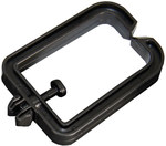 Universal plastic cable hook - black