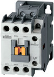 Power contactor 9A, 4 kW, 3-pole, with 12V DC coil. Auxiliary contacts 1a1b as standard.