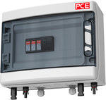 Rozdzielnica PV/DC rozłącznik bezpiecznikowy D01 16A, ogranicznik przepięć DC T2 4xM16