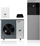 Pompa ciepła powietrzna monoblok ecoAIR T 3-12 pro - 12 kW, 3 fazowa, 400 V, sterownik (CM) + ECO Smart Easynet + szafa Hydrauliczna Ricom Hydra do ecoAIR pro