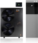 Pompa ciepła powietrzna monoblok Easylife EVI 5,9 - 18,2 kW, 3 fazowa, 400 V, z pompą obiegową, Wifi + szafa Hydrauliczna Ricom Hydra do Easylife EVI