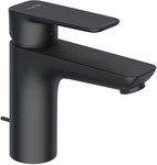 Bateria umywalkowa Kludi Pure&Style J XL 100 jednouchwytowa, z zestawem odpływowym, czarny mat