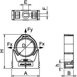 StarQuick clamp type SQ-32 LGR - 2146258