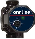 Elektroniczna pompa obiegowa ONNLINE EQC-M 15-6/130, z przyłączem gwintowym 1 cal, 3 tryby pracy, wtyczka w komplecie