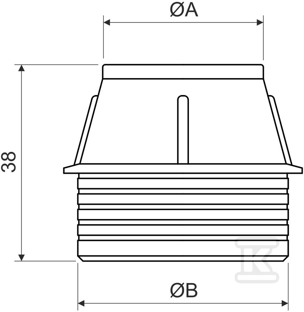 Końcówka BK 16 E AA - BK 16_AA