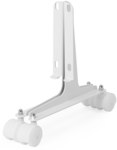 Frame with wheels for HD-WAVE metal and ceramic radiators - white