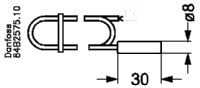 Outside temperature sensor, EKS 211, - 084N1221