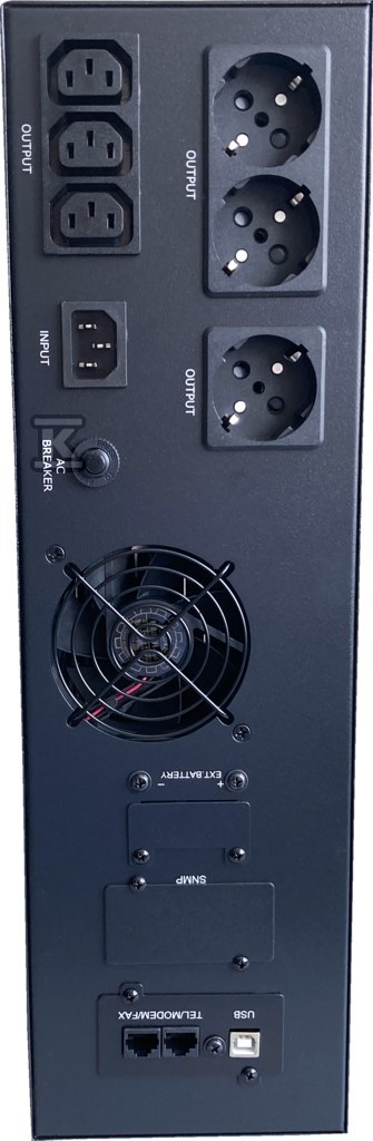 ДБЖ Tower / стійка 3U 1500VA/1200W/230V - RTS-LI-1K5-3U-LCD-2X9