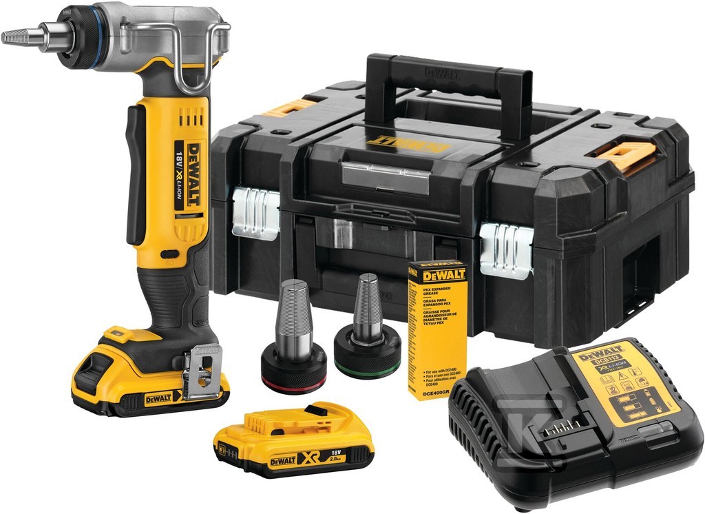 Rozszerzacz do rur PEX DEWALT 18V XR z - DCE400D2-QW