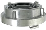 Connector 75/52 for connecting pressure hoses, aluminum with seal