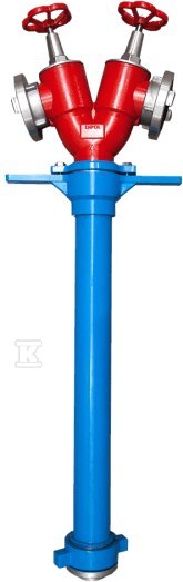 Hydrant stand inlet DN80, outlet 2x75 - SP-STOJAK-HYDR