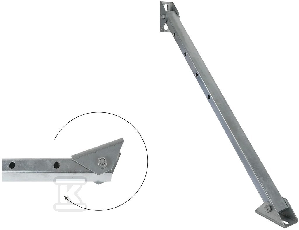 Wspornik przechylny 830 mm BIS - 6621083