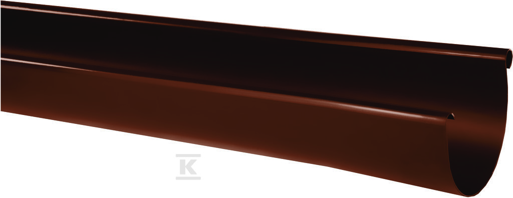 PVC gutter 100x4000, brown color - 4951964400