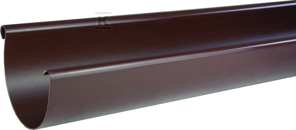 PVC gutter 125x3000, brown color - 4952164300