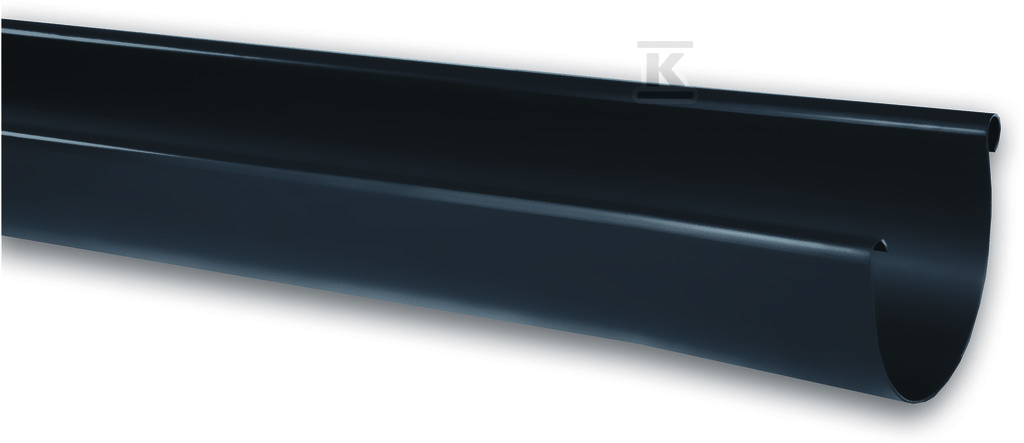 PVC gutter 125x4000, graphite color - 4952162400