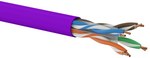 Kabel U/UTP kat.6 LSOH 4x2x23AWG Dca 500m (FIOLETOWA powłoka) 25 lat gwarancji, badanie jakości laboratorium INTERTEK (USA) ALANTEC