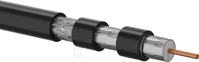 Trishield gelled external coaxial cable - KRT102A0PE500