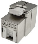 Keystone RJ45 tool-free STP cat.6 module PoE+ ALANTEC Plus - quality test INTERTEK (USA) - INCREASED TRANSMISSION PARAMETERS