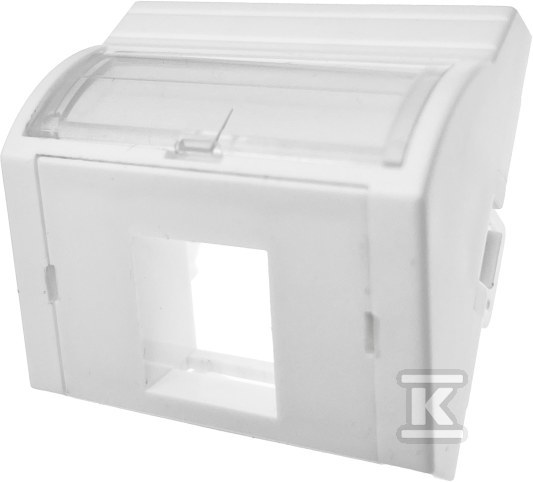 Adapter 45x45 1xRJ45 (konveksni ugaoni) - OS021