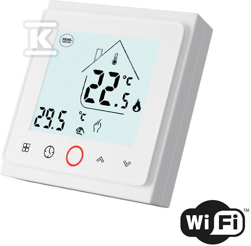 HD-T500.W programmable thermostat with - T500.WIFI.W