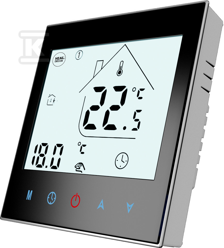 Programovatelný termostat HD-T1000.B - - T1000.B