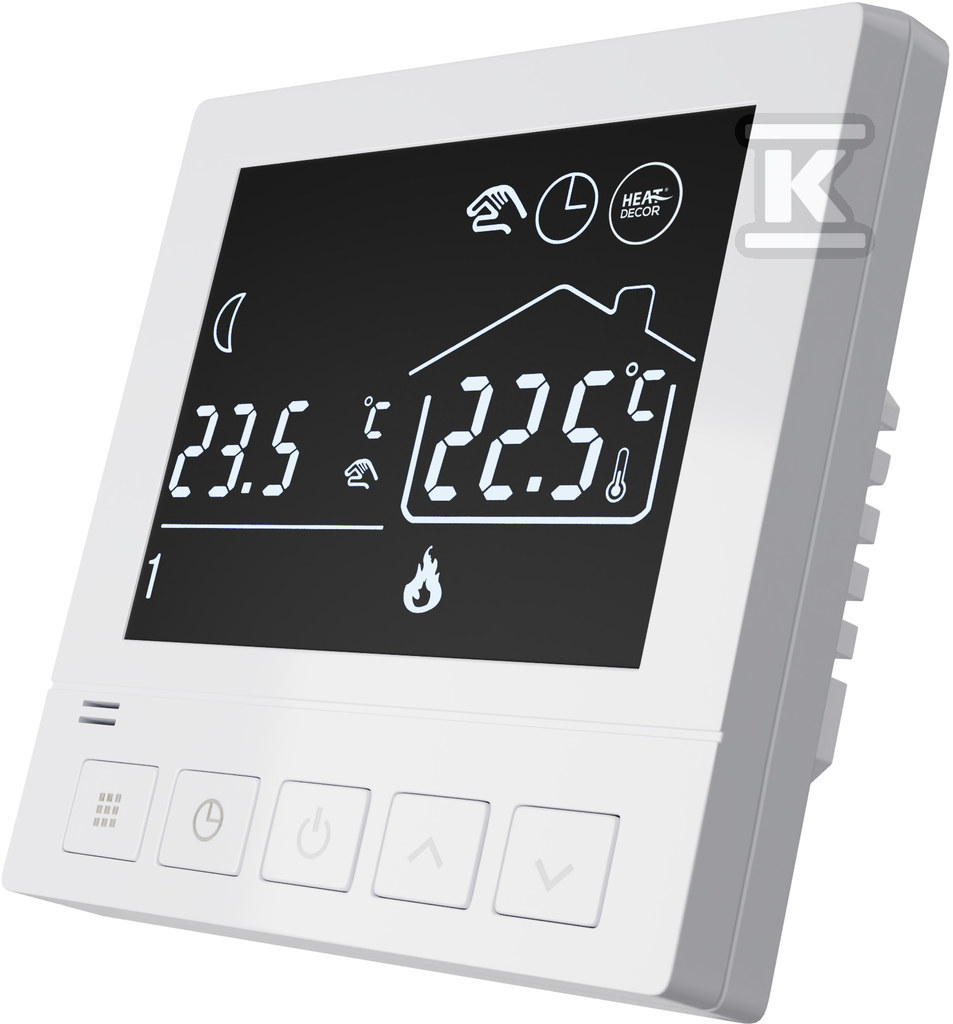 HD-T02 programmable thermostat - white - T2