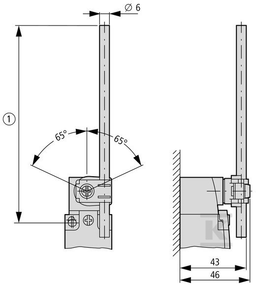 Dźwignia LS-XRRM prętowa pręt metalowy - 266132