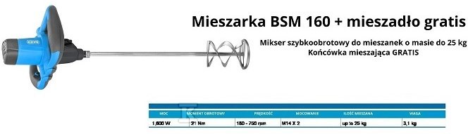 Mieszadło BSM 160 + końcówka mieszająca - 9677PROMO