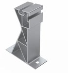 Extrem hohe Montagehalterung, Aluminium – 11 Grad (K-45-7)