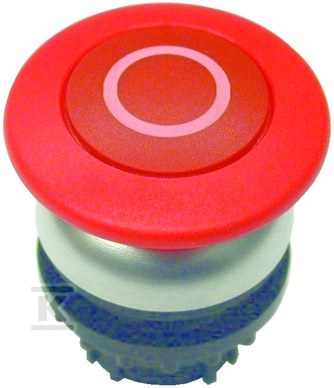 Buton ciupercă M22-DP-R-X0 roșu cu - 216720