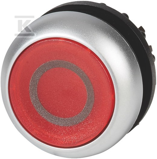 Buton M22-DL-R-X0 iluminat roșu plat cu - 216936