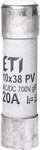 Fusibile cilindrico PV gR 700V CH10X38 GR 20A/700V AC/DC