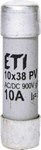 Portafusibile cilindrico PV gR 900V CH10X38 GR 10A/900V AC/DC