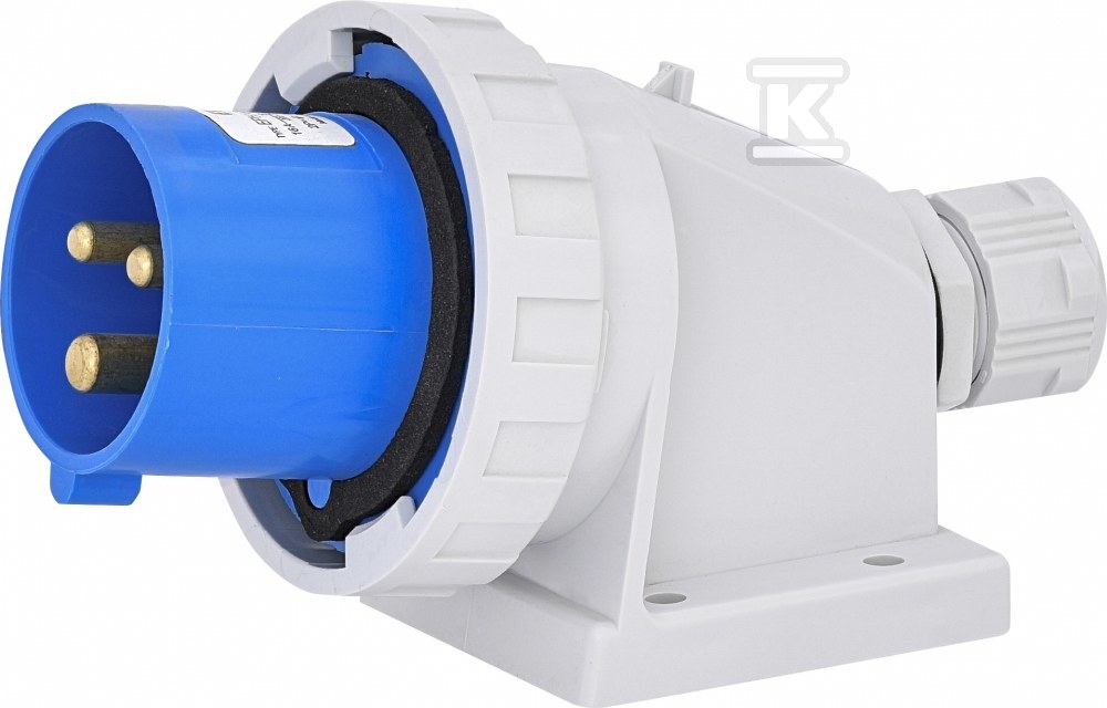 Wtyk odbiornikowy stały 16A, 230V, - 004482066