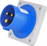 Wtyk tablicowy prosty 16A, 230V, 2P+PE, IP44 ERR 1632