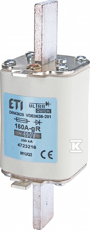 Wkładka bezpiecznikowa - NH1 UQ2 gR - 004723212