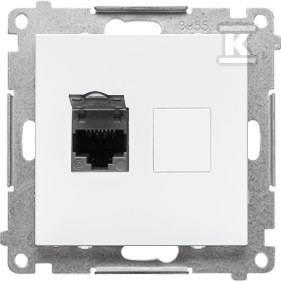 Gniazdo komputerowe pojedyncze RJ45 - T61E.01/111