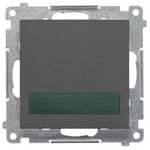 LED traffic light – green light (module) 230 V~: Graphite matt, SIMON55