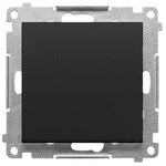 Single push-button lighting controller, controlled by a smartphone (module): Matte black, SIMON55