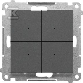 Łącznik/przycisk 4-krotny elektroniczny - TEW4.01/116