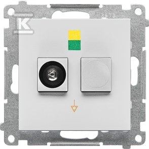 Роз'єм заземлення одинарний (модуль): - TGEK1.01/114